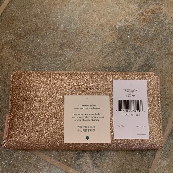 KATE SPADE JOELEY LARGE BAG TOTE GOLD WALLET SET - Picture 8 of 8